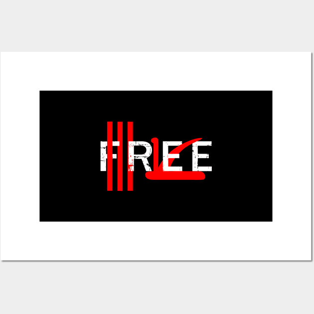 Free Kashmir - Kashmiri Distressed Flag Political Activism Wall Art by mangobanana